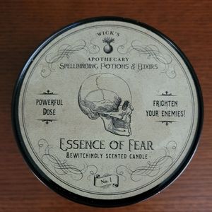 Wicks Apothecary Essence of Fear 2 Wick Candle #1 Halloween